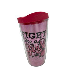 Tervis Insulated Tumbler Fight Like a Girl Cancer Awareness Cup Guaranteed